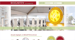 Desktop Screenshot of biogarten.de
