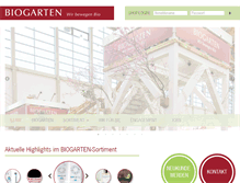 Tablet Screenshot of biogarten.de